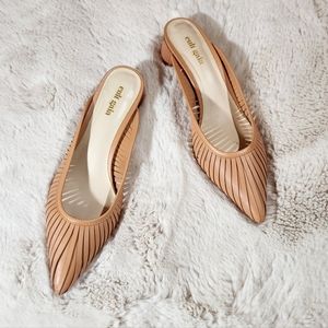 Cult Gaia Peach Low Heels
